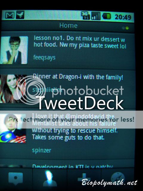 TweetDeck on Samsung Galaxy 5 Android