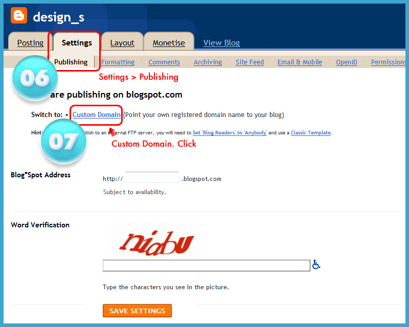 Langkah keenam custom domain