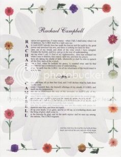 Enter to Win a Your Name in Verse Certificate